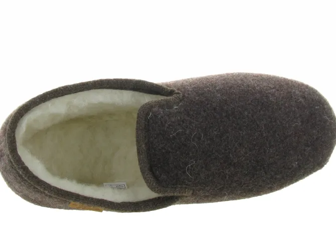 chaussons et pantoufles - Charentaises - homme - Synthétique - Marron - La maison de l espadrille