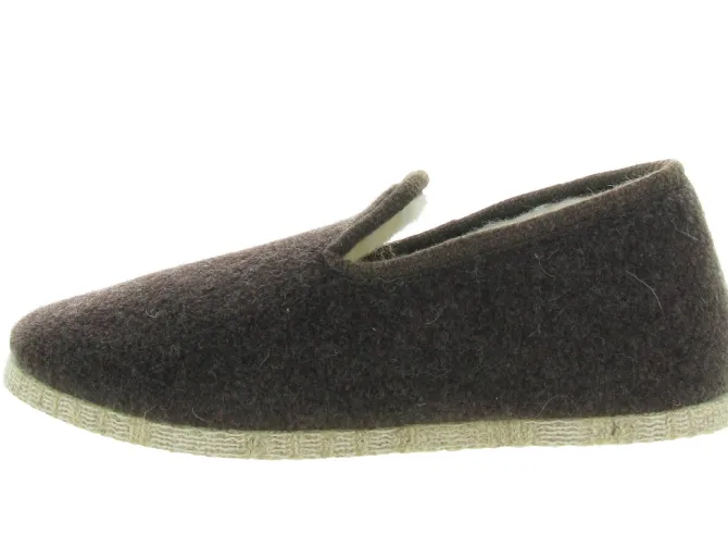 chaussons et pantoufles - Charentaises - homme - Synthétique - Marron - La maison de l espadrille