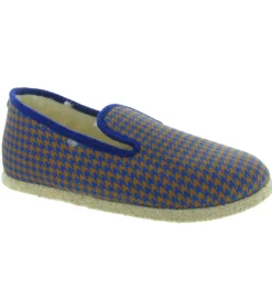 chaussons et pantoufles - Charentaises - homme - Synthétique - Bleu Marine - Chausse mouton