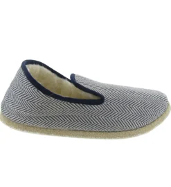 chaussons et pantoufles - Charentaises - homme - Textile - Bleu - Rondinaud
