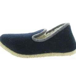 chaussons et pantoufles - Charentaises - homme - Textile - Bleu Marine - Rondinaud