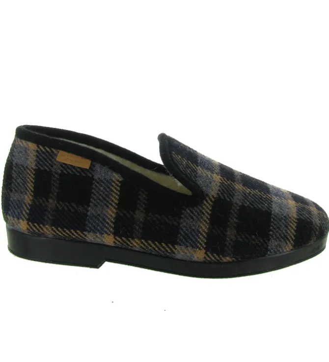 chaussons et pantoufles - Charentaises - homme - Synthétique - Noir - La maison de l espadrille