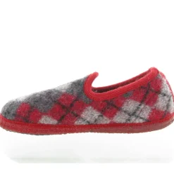 chaussons et pantoufles - - femme - Feutrine - Rouge - Haflinger