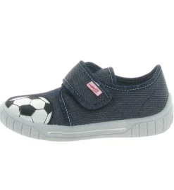 chaussons et pantoufles - - junior garcon - Toile - Anthracite - Superfit