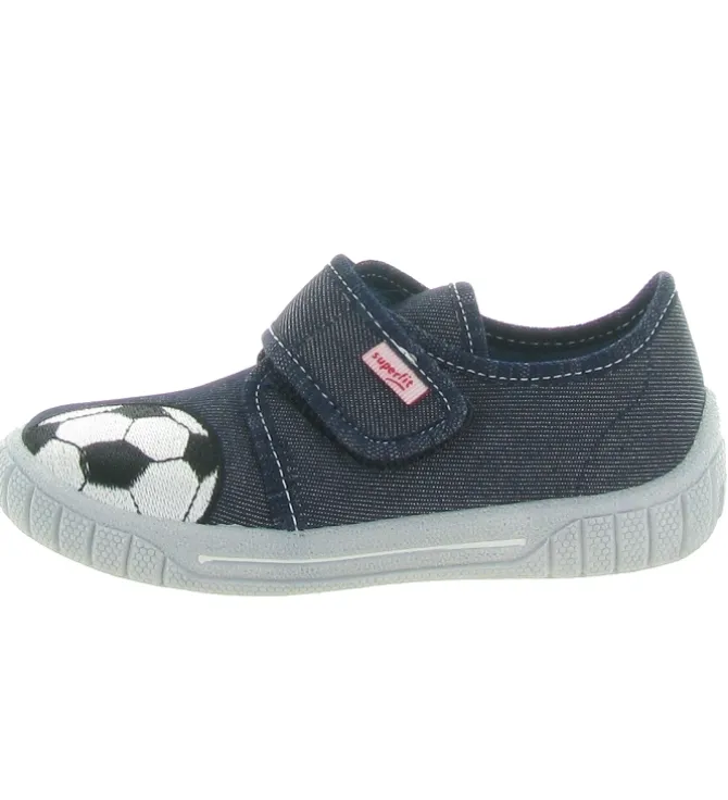 chaussons et pantoufles - - junior garcon - Toile - Anthracite - Superfit