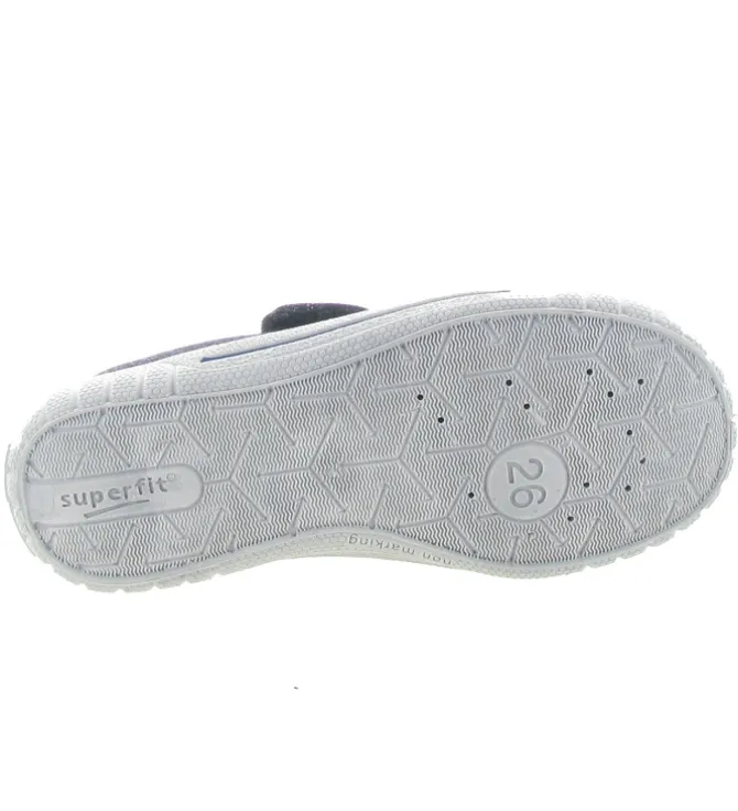chaussons et pantoufles - - junior garcon - Toile - Gris - Superfit