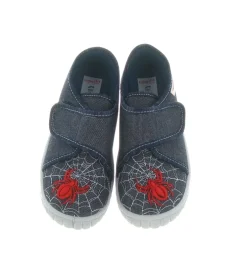 chaussons et pantoufles - - junior garcon - Toile - Gris - Superfit