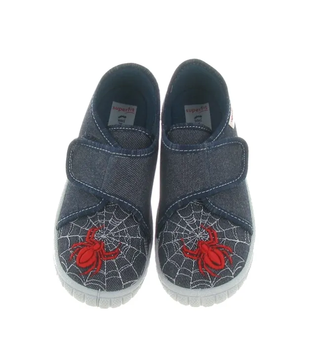 chaussons et pantoufles - - junior garcon - Toile - Gris - Superfit