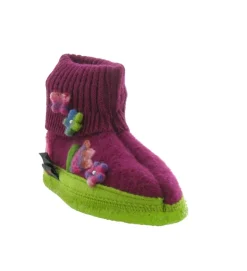 chaussons et pantoufles - - junior garcon - - Violet - Giesswein