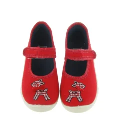 chaussons et pantoufles - - junior fille - Toile - Rouge - Superfit