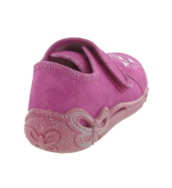 chaussons et pantoufles - - junior fille - Toile - Rose - Superfit