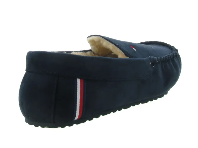 chaussons et pantoufles - Mocassins - homme - Synthétique - Bleu Marine - Tommy hilfiger