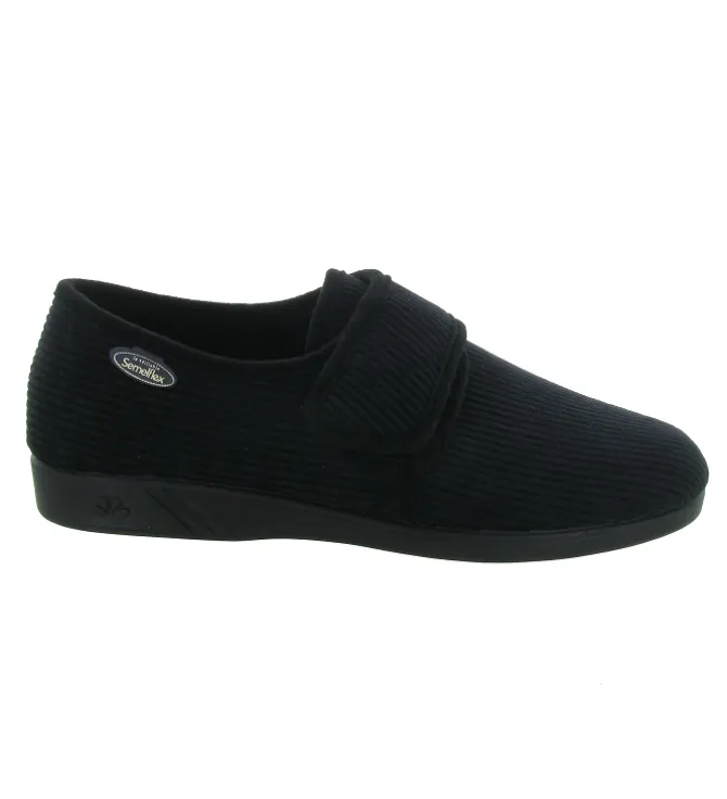 chaussons et pantoufles - Mocassins - homme - Synthétique - Noir - Semelflex