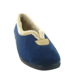 chaussons et pantoufles - Montant - femme - Synthétique - Bleu Marine - La maison de l espadrille