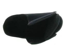 chaussons et pantoufles - Montant - femme - Toile - Noir - Fargeot