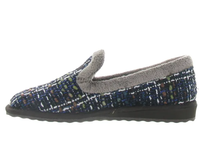 chaussons et pantoufles - Montant - femme - Synthétique - Bleu Marine - Nordikas