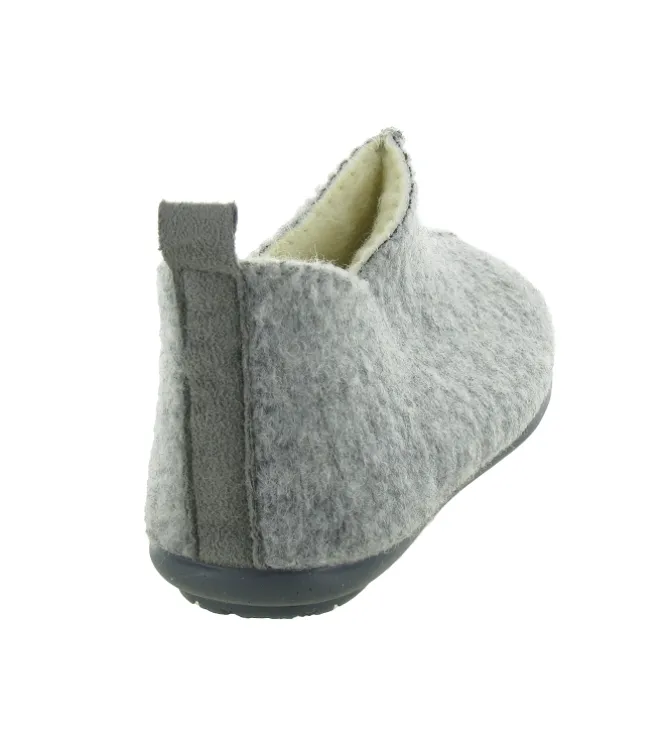 chaussons et pantoufles - Montant - femme - Feutrine - Gris - Maison armando