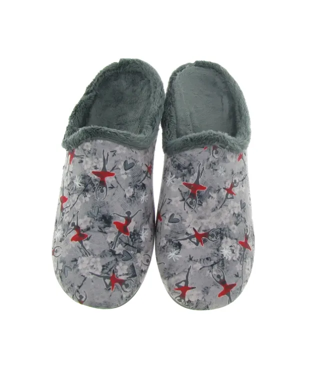 chaussons et pantoufles - Mules Sabots - femme - Synthétique - Gris - La maison de l espadrille