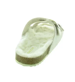 chaussons et pantoufles - Mules Sabots - femme - Synthétique - Beige - Geox