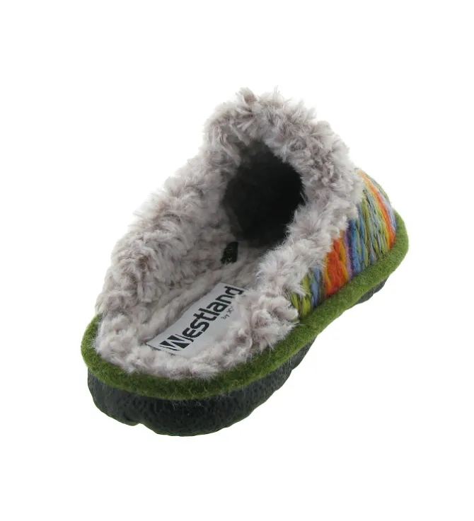 chaussons et pantoufles - Mules Sabots - femme - Toile - Multicolor - Westland