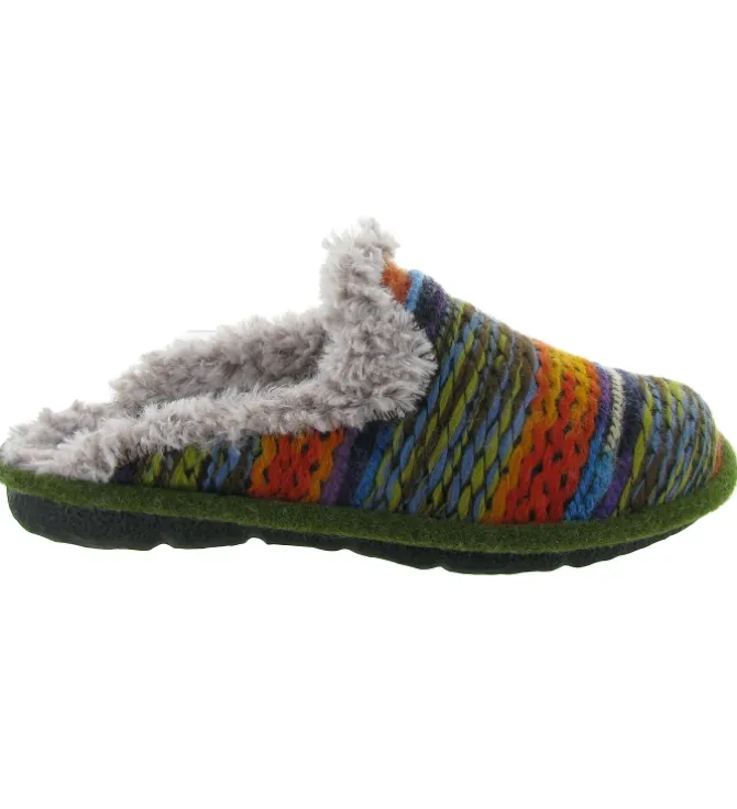 chaussons et pantoufles - Mules Sabots - femme - Toile - Multicolor - Westland
