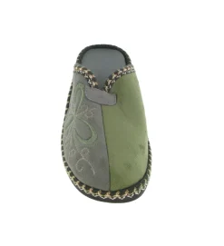 chaussons et pantoufles - Mules Sabots - femme - Toile - Kaki - La maison de l espadrille