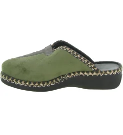 chaussons et pantoufles - Mules Sabots - femme - Toile - Kaki - La maison de l espadrille