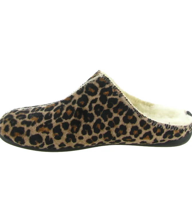 chaussons et pantoufles - Mules Sabots - femme - Synthétique - Léopard - La maison de l espadrille