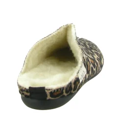 chaussons et pantoufles - Mules Sabots - femme - Synthétique - Léopard - La maison de l espadrille