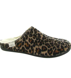 chaussons et pantoufles - Mules Sabots - femme - Synthétique - Léopard - La maison de l espadrille