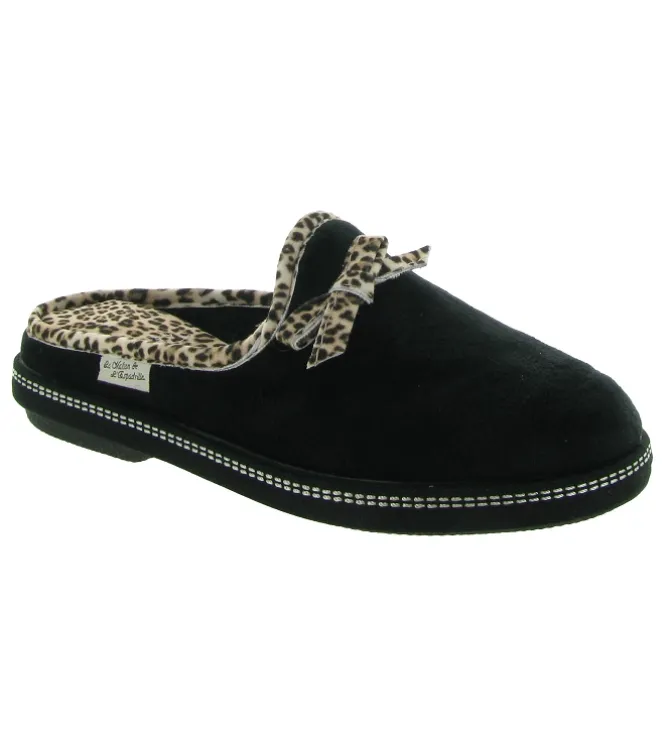 chaussons et pantoufles - Mules Sabots - femme - Synthétique - Noir - La maison de l espadrille