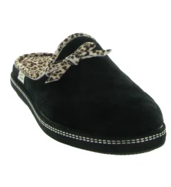 chaussons et pantoufles - Mules Sabots - femme - Synthétique - Noir - La maison de l espadrille