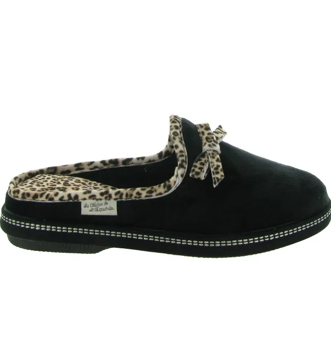 chaussons et pantoufles - Mules Sabots - femme - Synthétique - Noir - La maison de l espadrille
