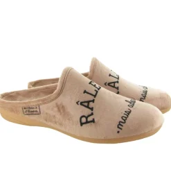 chaussons et pantoufles - Mules Sabots - femme - Synthétique - Beige - La maison de l espadrille