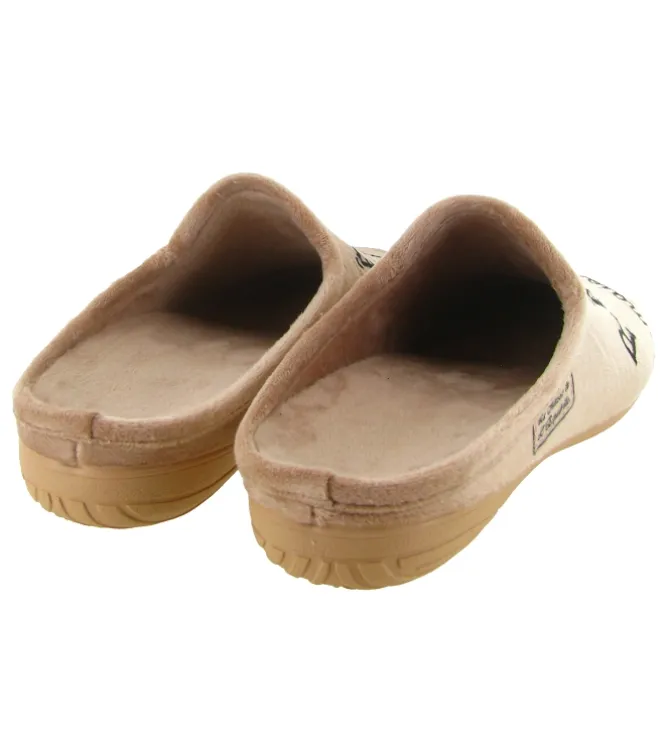 chaussons et pantoufles - Mules Sabots - femme - Synthétique - Beige - La maison de l espadrille