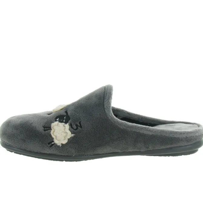 chaussons et pantoufles - Mules Sabots - femme - Synthétique - Gris - La maison de l espadrille