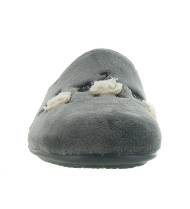 chaussons et pantoufles - Mules Sabots - femme - Synthétique - Gris - La maison de l espadrille