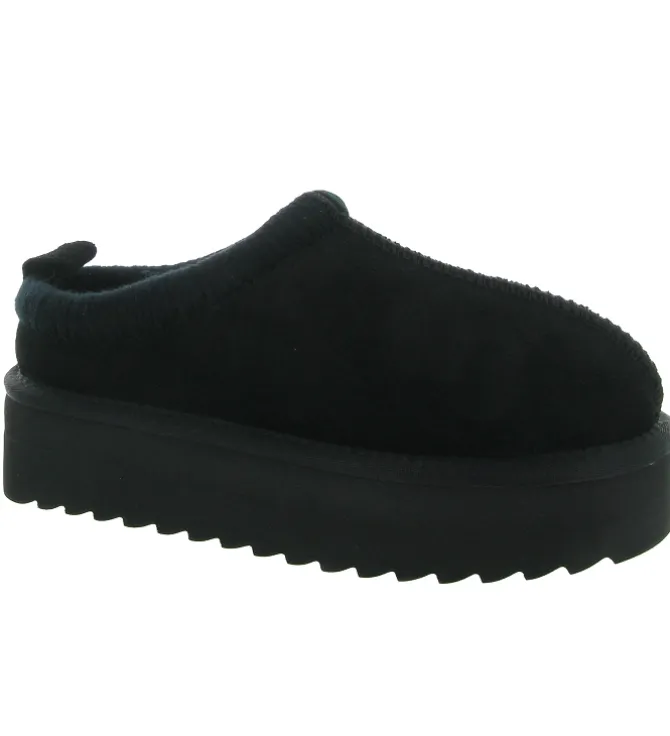 chaussons et pantoufles - Mules Sabots - femme - Nubuck - Noir - Colors of california