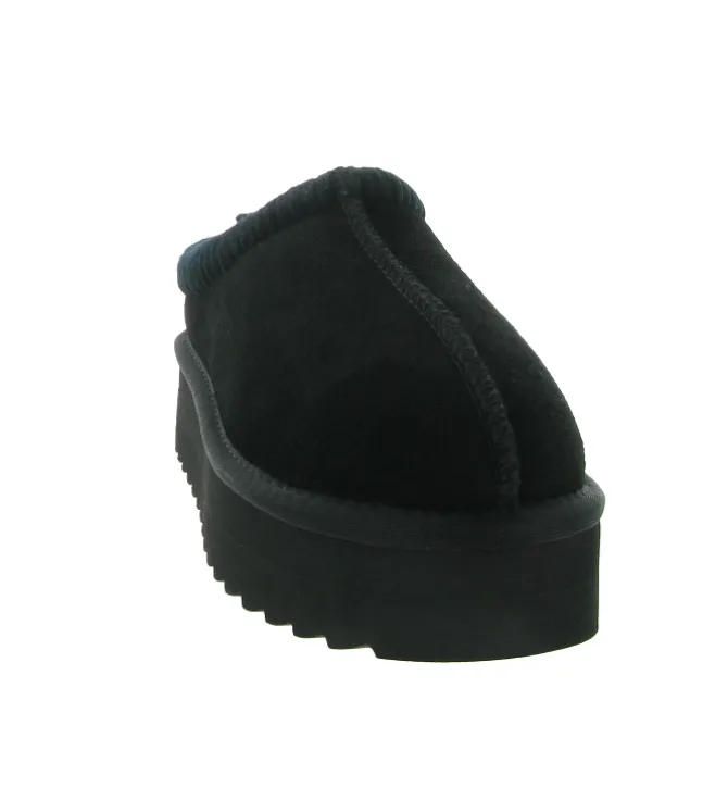 chaussons et pantoufles - Mules Sabots - femme - Nubuck - Noir - Colors of california