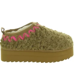 chaussons et pantoufles - Mules Sabots - femme - Synthétique - Chestnut - Colors of california