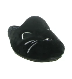 chaussons et pantoufles - Mules Sabots - femme - Toile - Noir - La maison de l espadrille