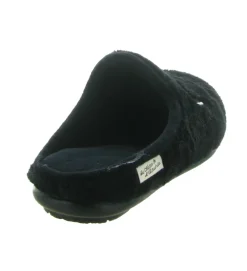 chaussons et pantoufles - Mules Sabots - femme - Toile - Noir - La maison de l espadrille