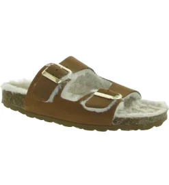 chaussons et pantoufles - Mules Sabots - femme - Nubuck - Marron - La maison de l espadrille