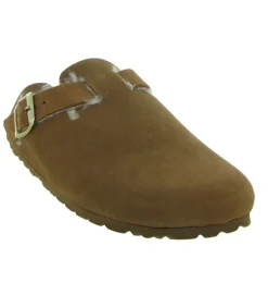 chaussons et pantoufles - Mules Sabots - femme - Synthétique - Chestnut - La maison de l espadrille