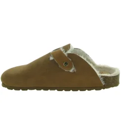 chaussons et pantoufles - Mules Sabots - femme - Synthétique - Chestnut - La maison de l espadrille