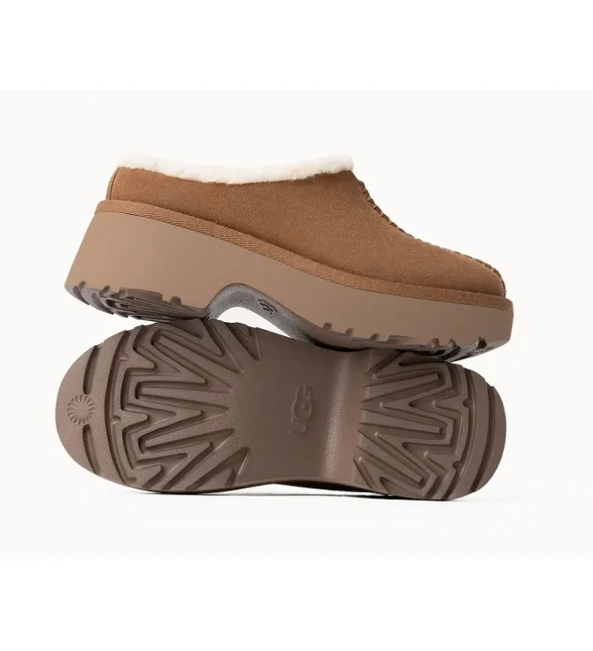 chaussons et pantoufles - Mules Sabots - femme - Nubuck - Chestnut - Ugg australia