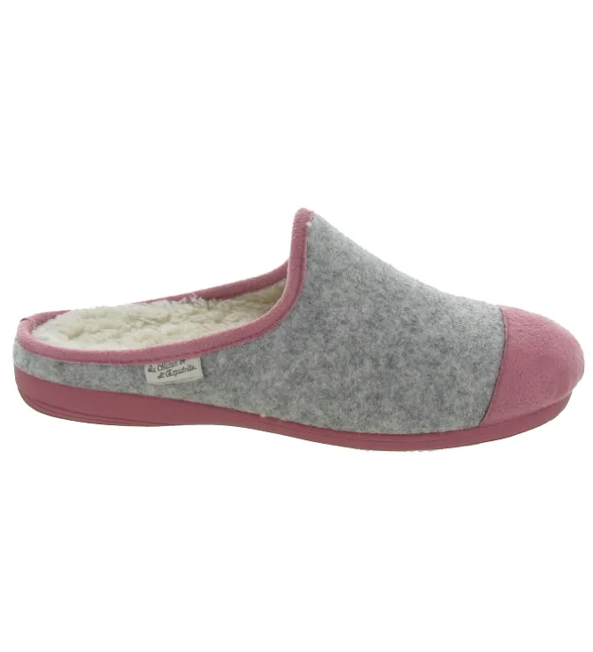 chaussons et pantoufles - Mules Sabots - femme - Synthétique - Gris - La maison de l espadrille
