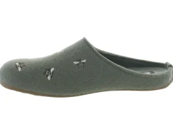 chaussons et pantoufles - Mules Sabots - femme - Feutrine - Vert - Haflinger
