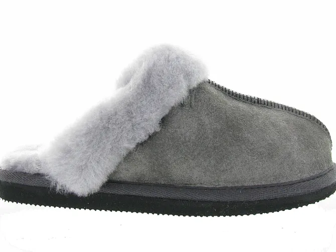 chaussons et pantoufles - Mules Sabots - femme - Nubuck - Anthracite - Shepherd of sweden ab