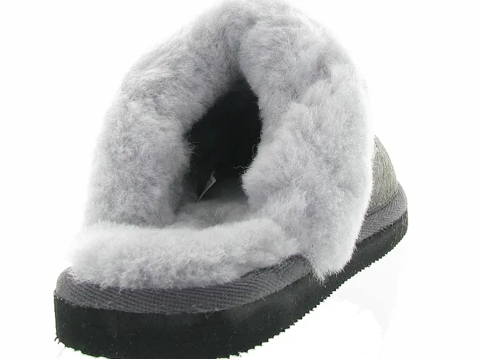 chaussons et pantoufles - Mules Sabots - femme - Nubuck - Anthracite - Shepherd of sweden ab